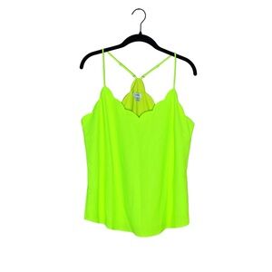 J. Crew Neon Green Camisole Top